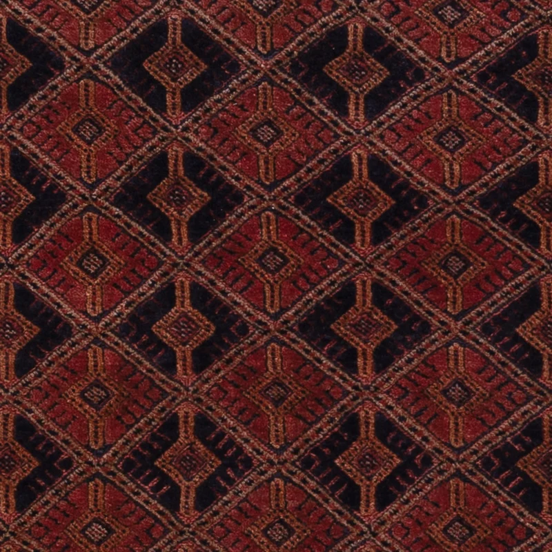 Kelim Afghan Teppich 160x185cm - dunkelrot