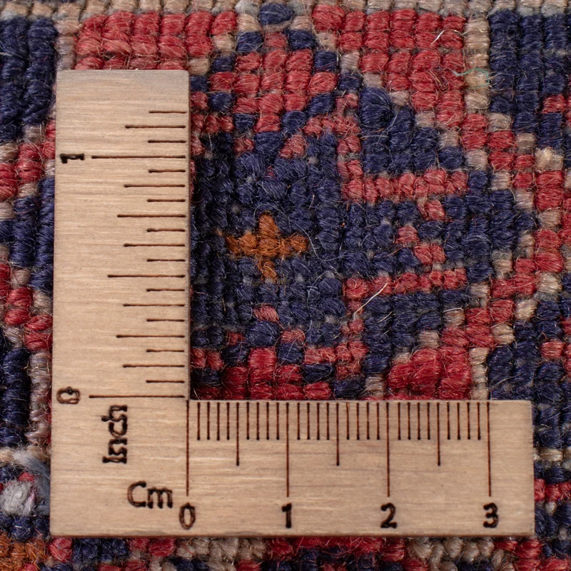 Kelim Afghan Teppich 157x189cm - dunkelrot