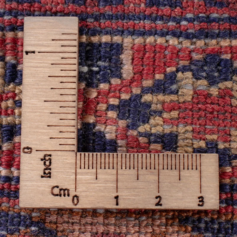 Kelim Afghan Teppich 145x206cm - dunkelrot