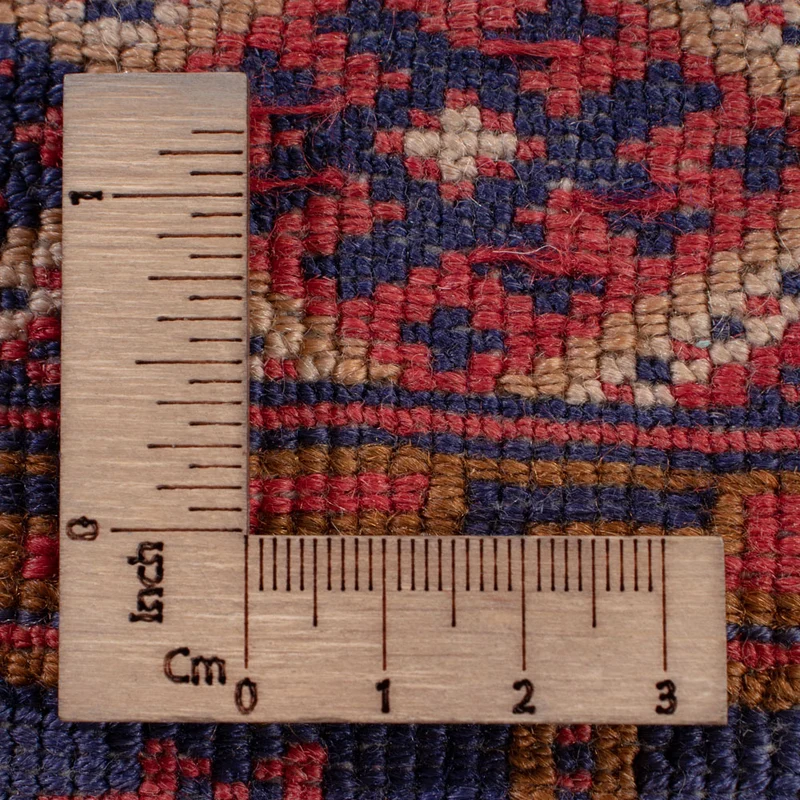 Kelim Afghan Teppich 148x196cm - dunkelrot