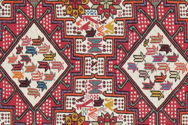 Sumak Shahsavan · Handgewebt – Beige, 96x77 cm