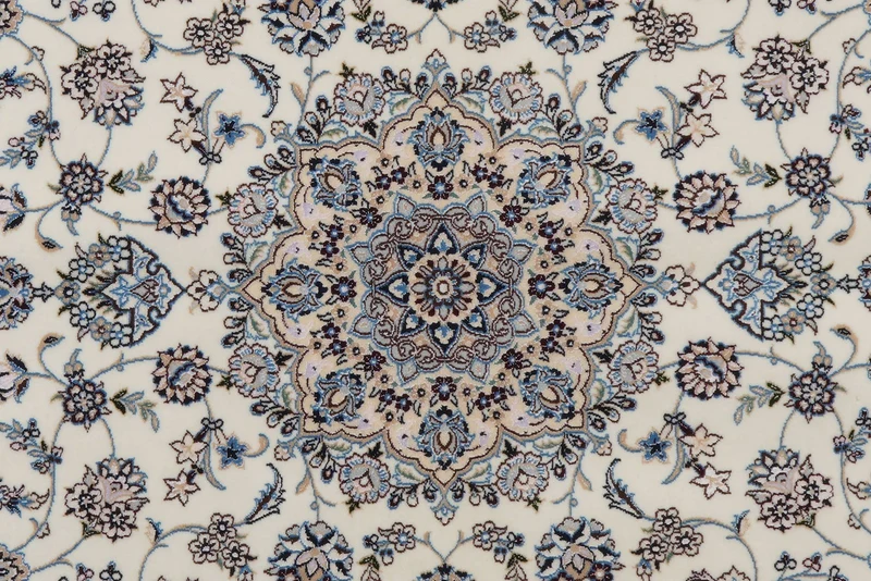 Nain 6La · Handgeknüpft – Beige, 197x127 cm
