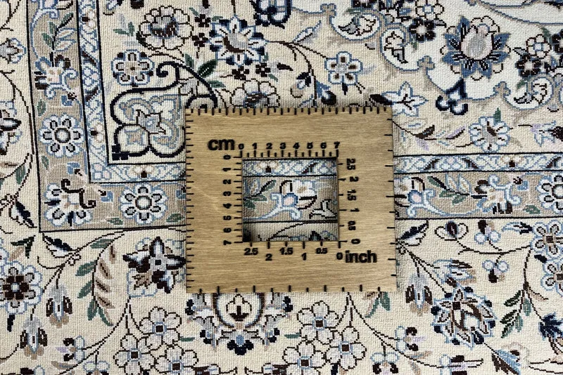 Nain 6La · Handgeknüpft – Beige, 197x127 cm
