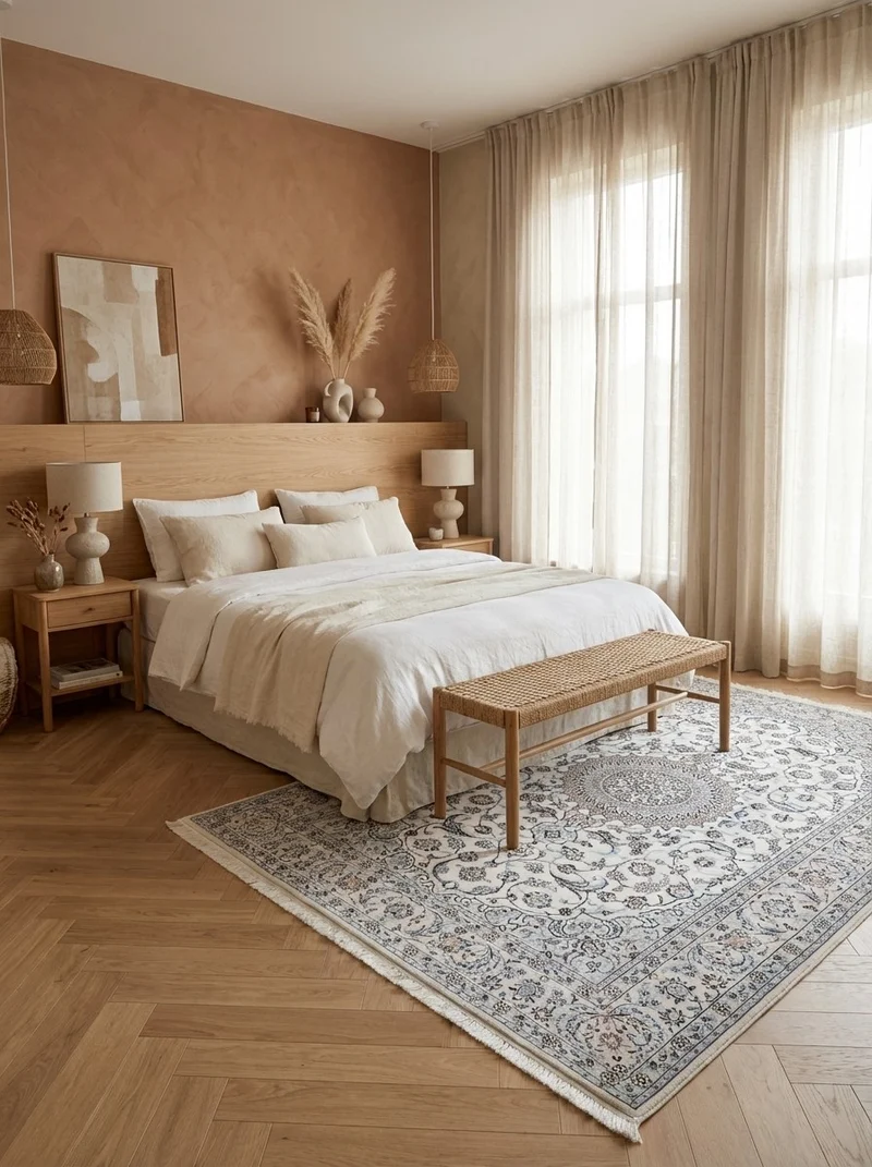 Nain 9La · Handgeknüpft – Beige, 302x201 cm