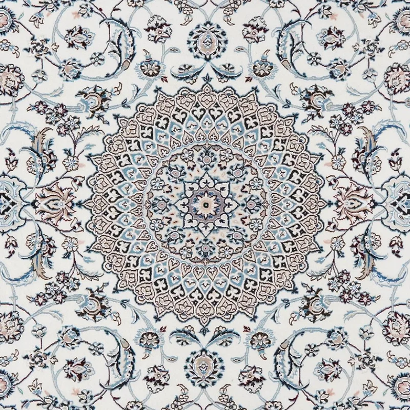 Nain 9La · Handgeknüpft – Beige, 302x201 cm