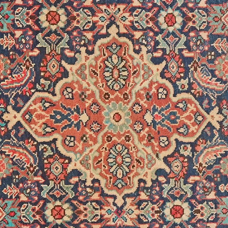 Meshkabad · Handgeknüpft – Blau, 215x127 cm