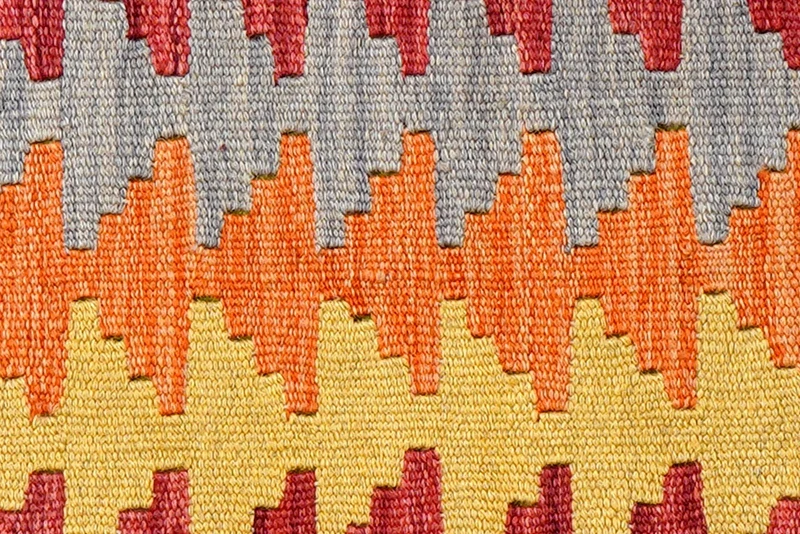 Kelim Gashgai · Handgewebt – Bunt, 90x62 cm