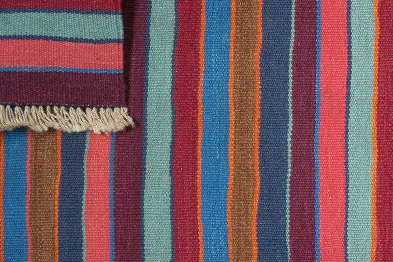 Kelim Gashgai · Handgewebt – Bunt, 198x61 cm