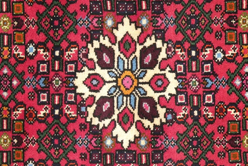 Hosseinabad · Handgeknüpft – Rot, 293x82 cm