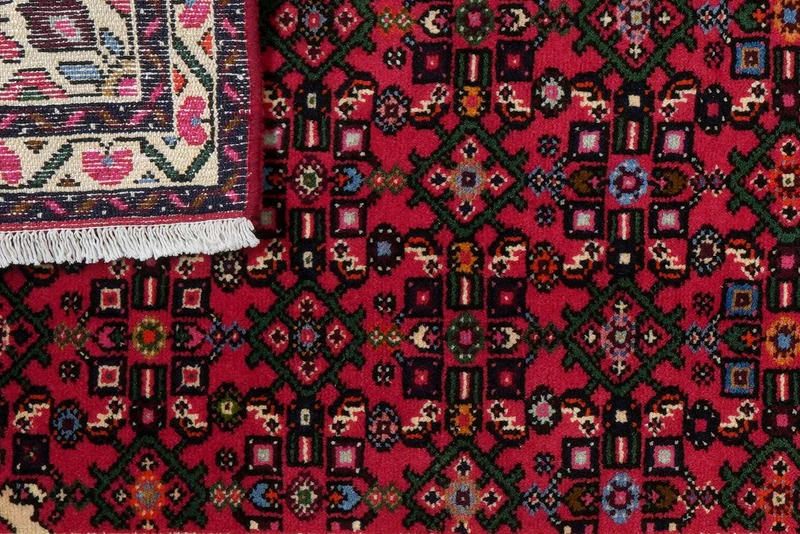 Hosseinabad · Handgeknüpft – Rot, 293x82 cm