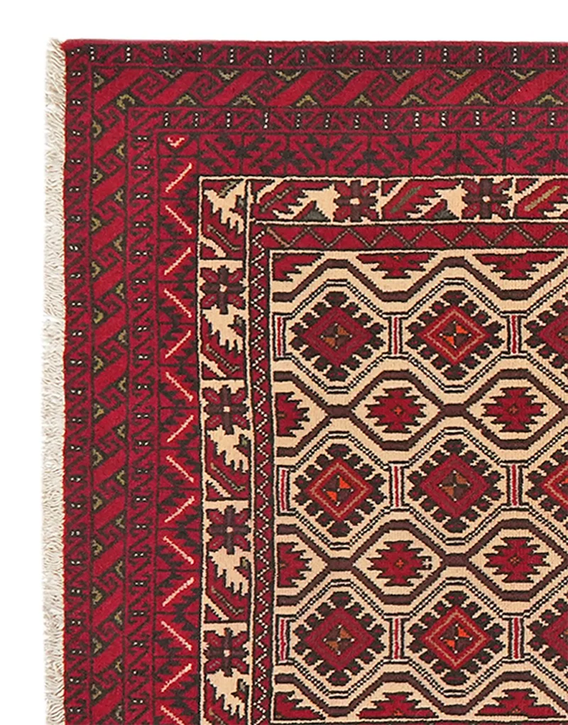 Belutch · Handgeknüpft – Beige, 191x99 cm
