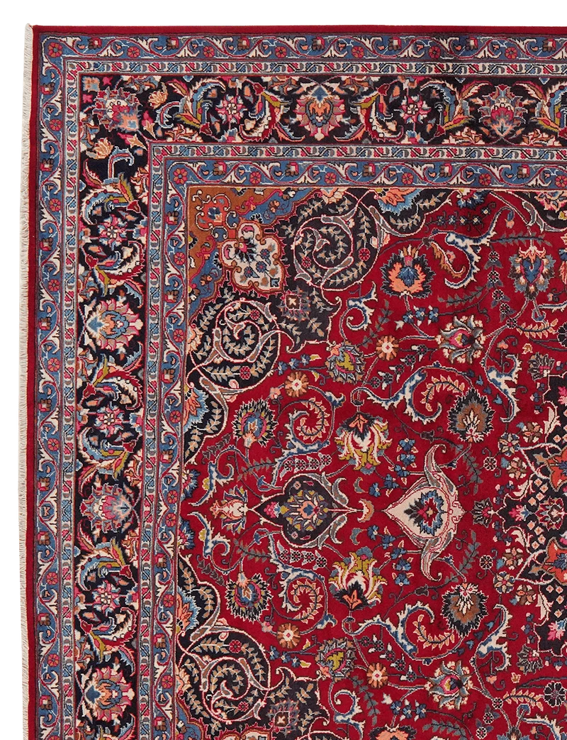 Mashad · Handgeknüpft – Rot, 332x258 cm