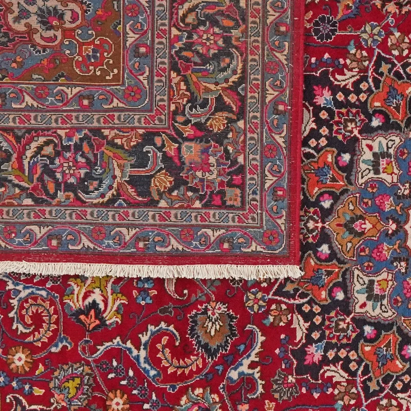 Mashad · Handgeknüpft – Rot, 332x258 cm