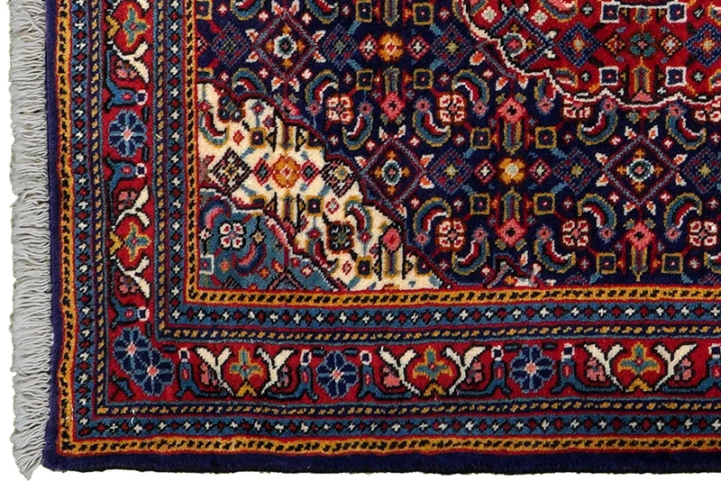 Sarough · Handgeknüpft – Blau, 78x70 cm