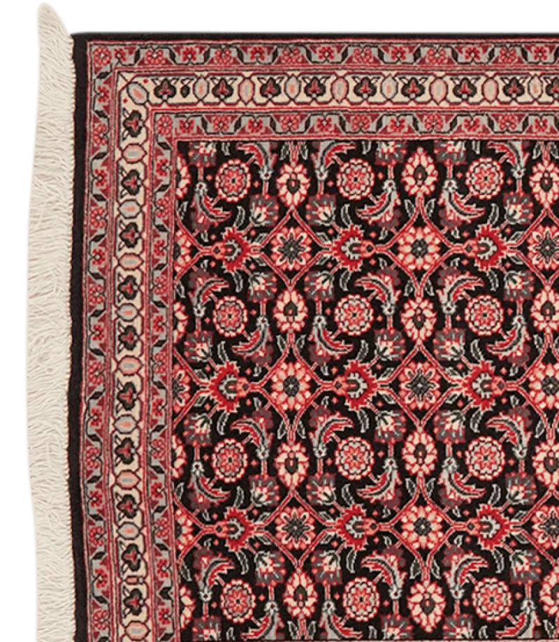 Tabriz 50 Raj · Handgeknüpft – Blau, 196x66 cm