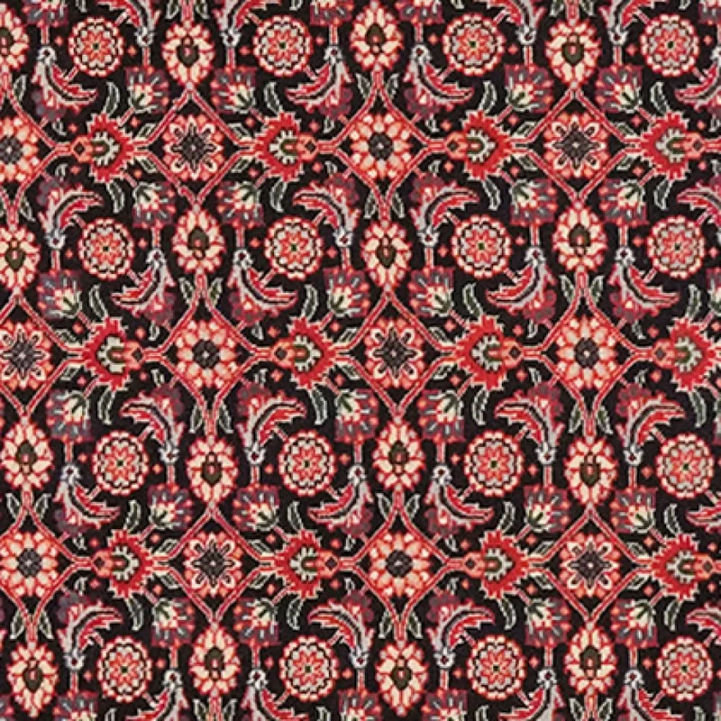 Tabriz 50 Raj · Handgeknüpft – Blau, 196x66 cm