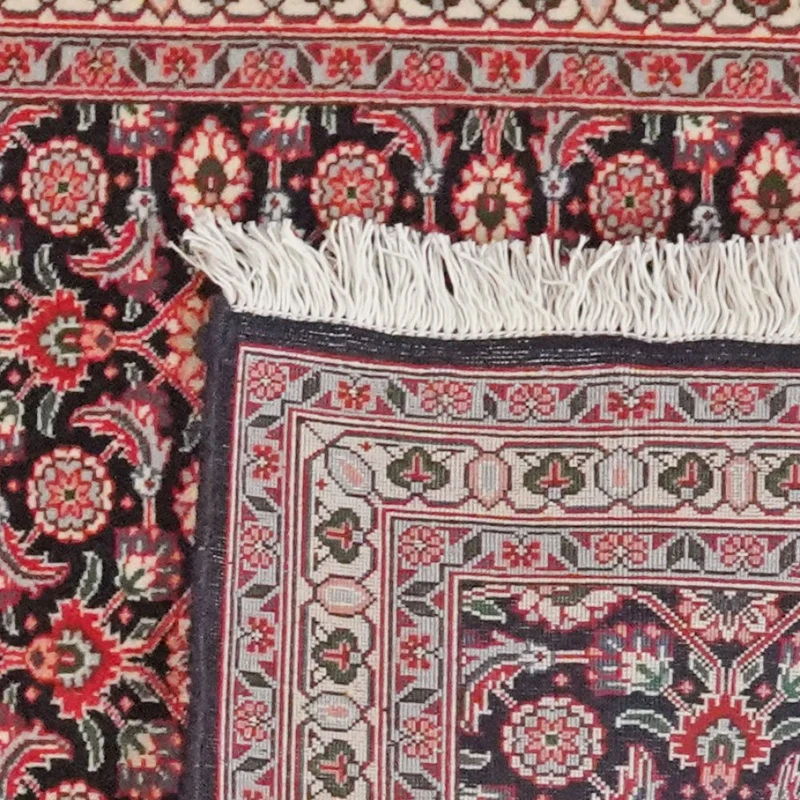 Tabriz 50 Raj · Handgeknüpft – Blau, 196x66 cm