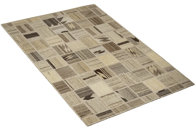 Kelim Tekkeh · Handgewebt – Beige, 200x150 cm