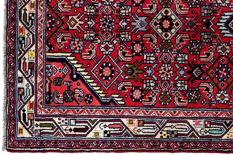 Assadabad · Handgeknüpft – Rot, 196x81 cm