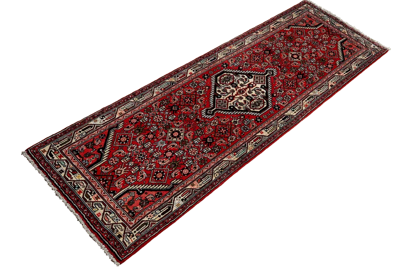 Assadabad · Handgeknüpft – Rot, 196x81 cm