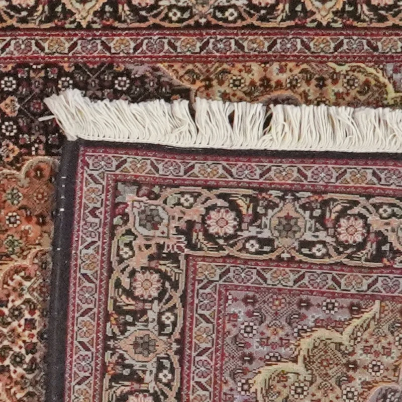 Tabriz 50 Raj · Handgeknüpft – Schwarz, 296x79 cm