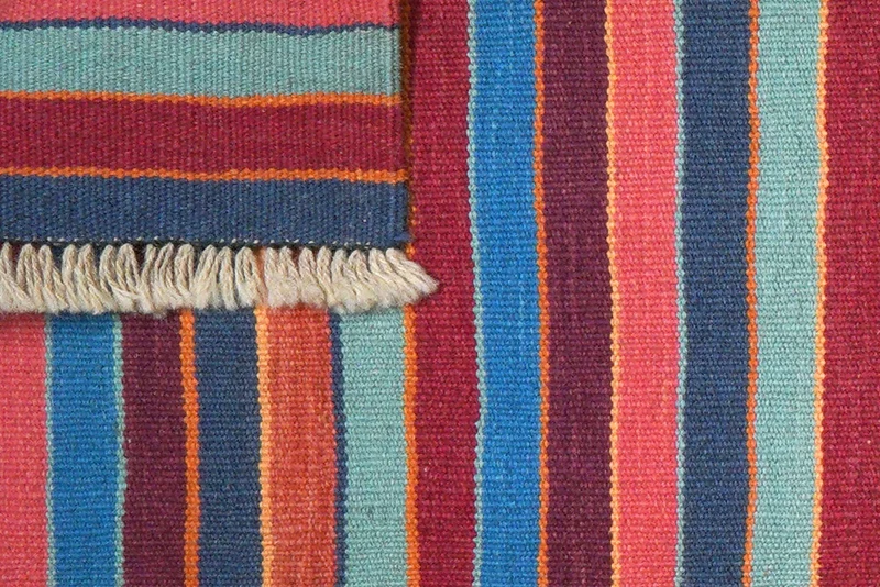 Kelim Gashgai · Handgewebt – Bunt, 201x61 cm