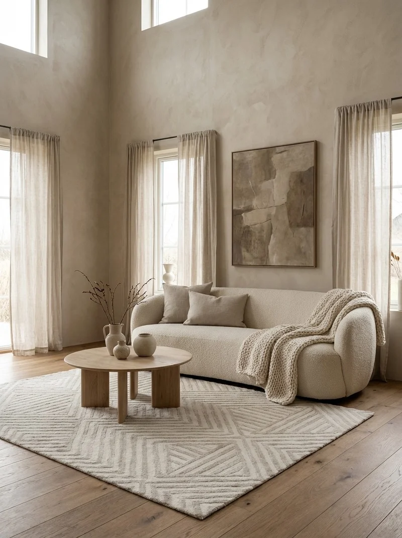 Maze · Handgetuftet – Beige, 240x170 cm