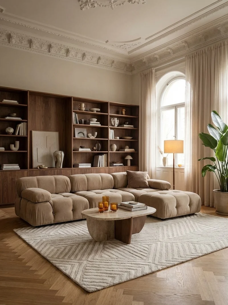 Maze · Handgetuftet – Beige, 240x170 cm