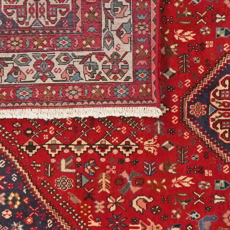 Abadeh · Handgeknüpft – Rot, 201x152 cm