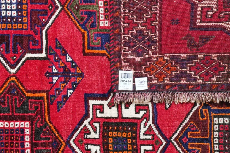 Gashgai · Handgeknüpft – Rot, 242x157 cm