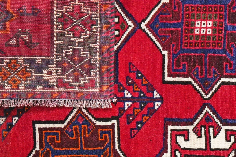 Gashgai · Handgeknüpft – Rot, 242x157 cm
