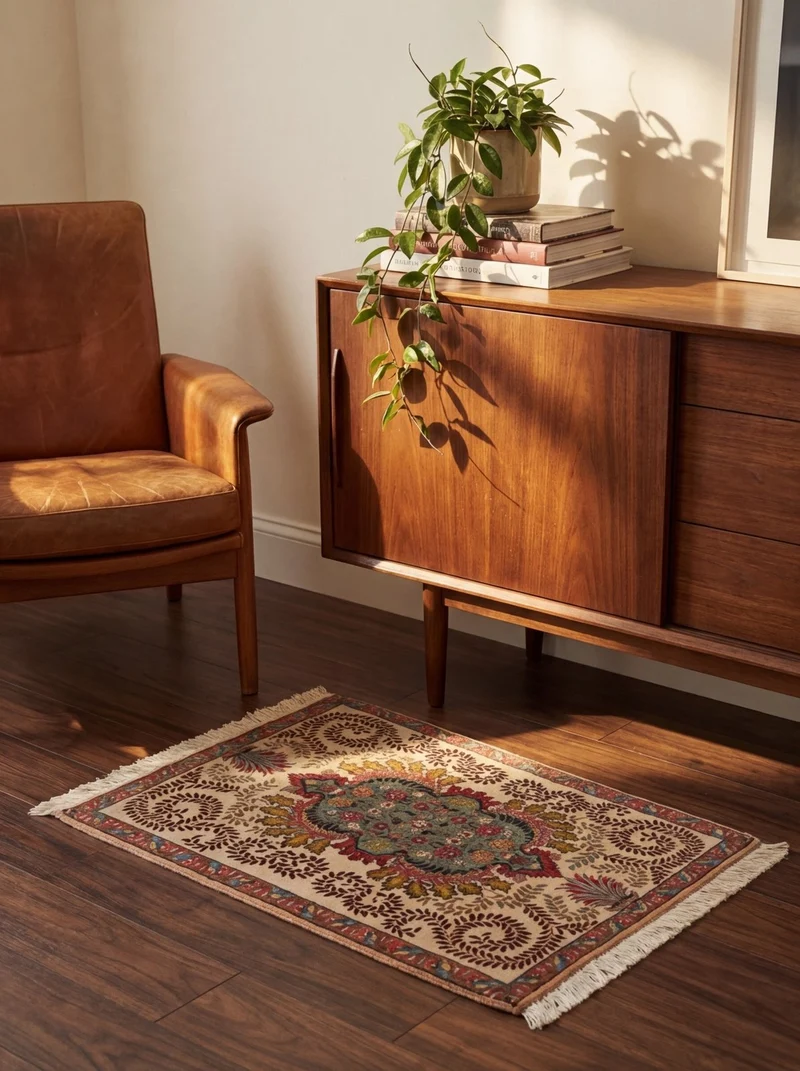 Tabriz Old · Handgeknüpft – Beige, 83x63 cm