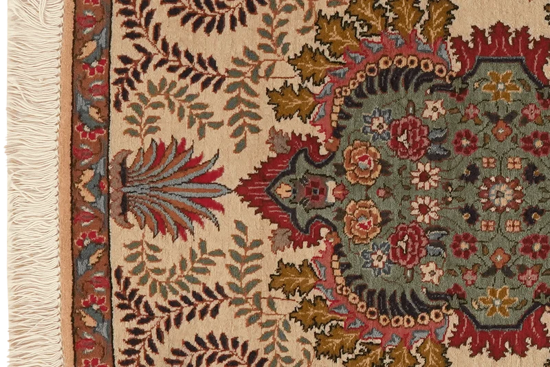 Tabriz Old · Handgeknüpft – Beige, 83x63 cm