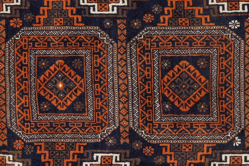 Belutch · Handgeknüpft – Schwarz, 153x90 cm