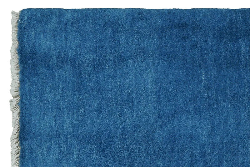 Gabbeh · Handgeknüpft – Blau, 89x63 cm