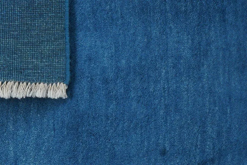 Gabbeh · Handgeknüpft – Blau, 89x63 cm
