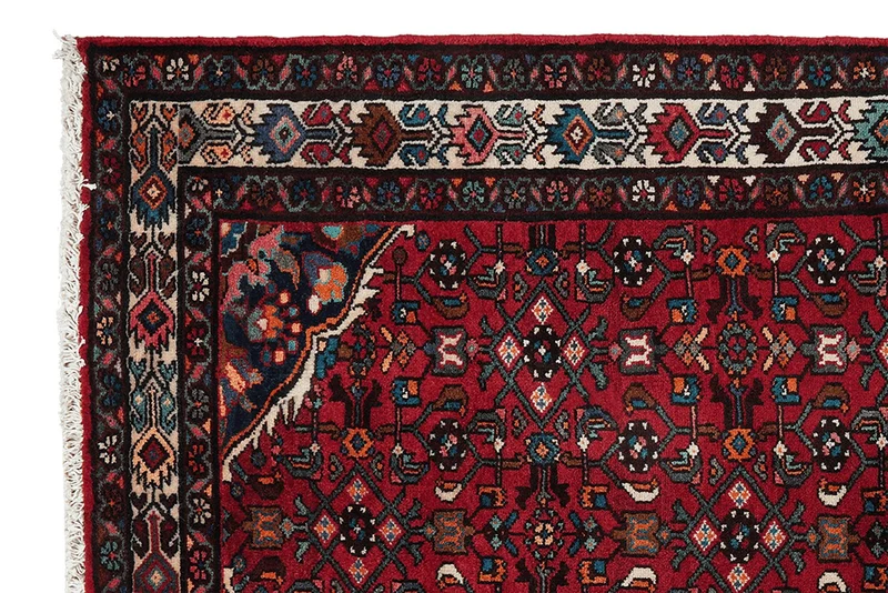Hosseinabad · Handgeknüpft – Rot, 229x131 cm