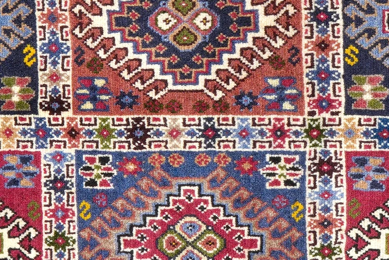 Yalameh · Handgeknüpft – Bunt, 126x82 cm