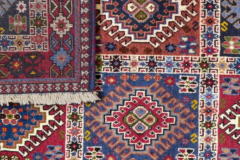 Yalameh · Handgeknüpft – Bunt, 126x82 cm