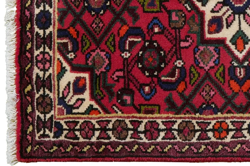 Hosseinabad · Handgeknüpft – Rot, 90x63 cm