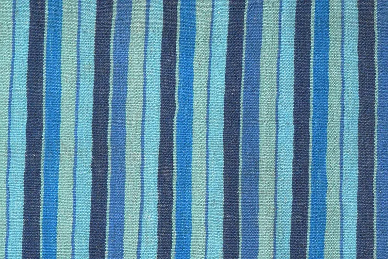 Kelim Gashgai · Handgewebt – Blau, 194x62 cm