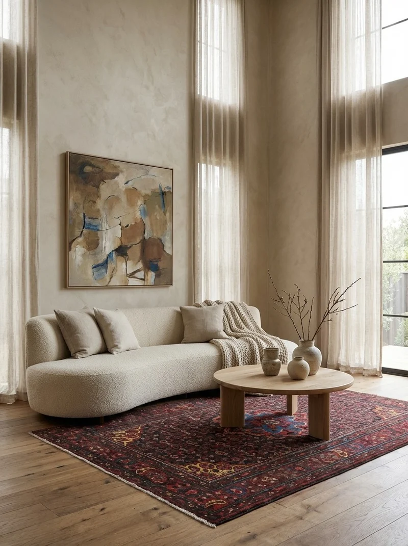 Bourtchalou · Handgeknüpft – Blau, 205x131 cm