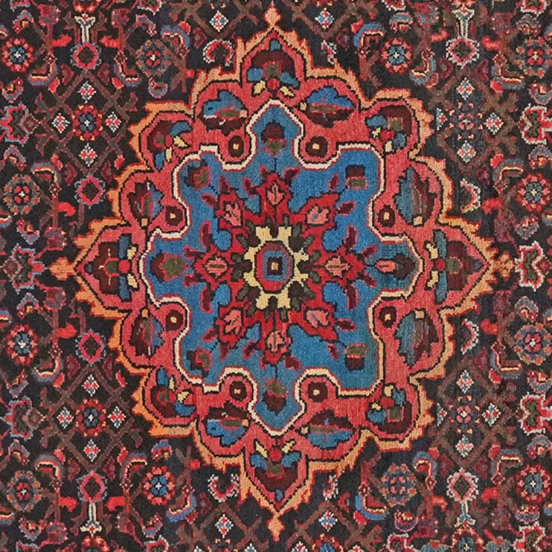 Bourtchalou · Handgeknüpft – Blau, 205x131 cm