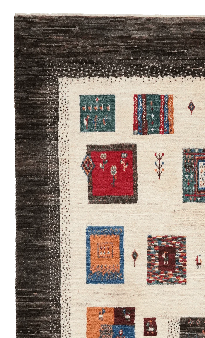 Rizbaf · Handgeknüpft – Beige, 136x86 cm