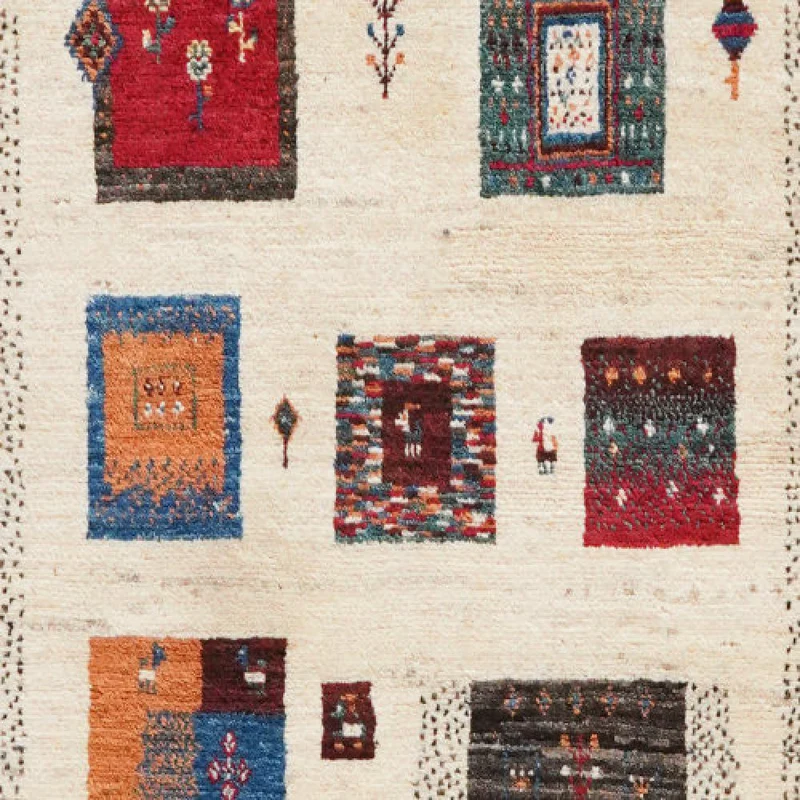 Rizbaf · Handgeknüpft – Beige, 136x86 cm