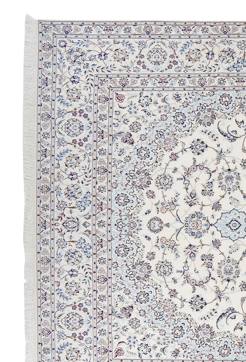Nain 6La · Handgeknüpft – Beige, 357x253 cm