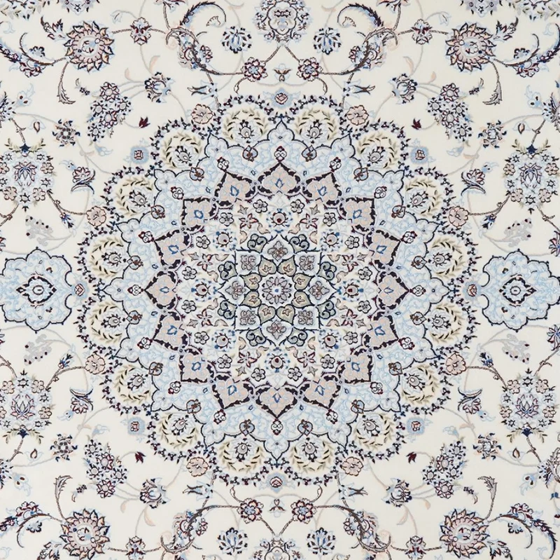 Nain 6La · Handgeknüpft – Beige, 357x253 cm