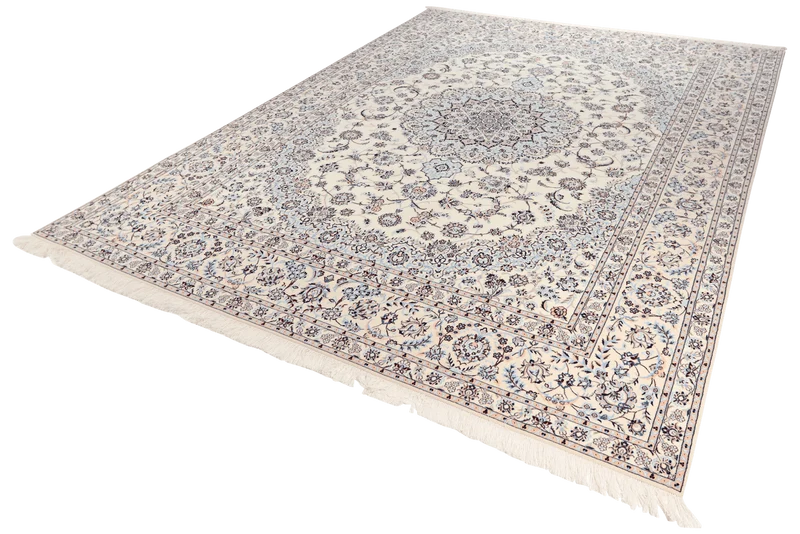 Nain 6La · Handgeknüpft – Beige, 357x253 cm