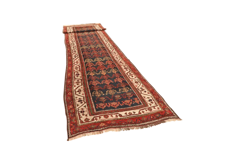 Azarbaidjan · Handgeknüpft – Blau, 500x128 cm