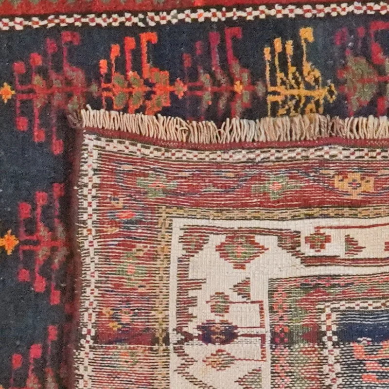 Azarbaidjan · Handgeknüpft – Blau, 500x128 cm
